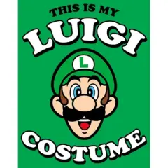 Junior's Nintendo This is my Luigi Costume T-Shirt