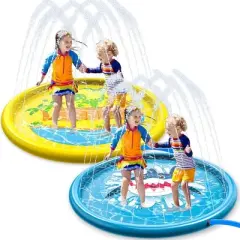 SLOOSH - 60" Sprinkler Mat Set (Shark and Dinosaur)