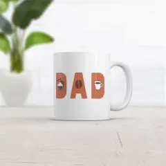 Crazy Dog Dad Coffee Mug Funny Cool Father's Day Coffee Bean Roast Novelty Cup-11oz