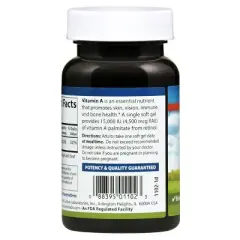 Carlson - Vitamin A, 15000 IU Palmitate (4500 mcg RAE), Vision Health, Immune Function