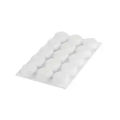 Silikomart Essenziale30 Silicone Mold with 15 Cavities, Ea 1.77 Inch Diameter x 0.78 Inch High