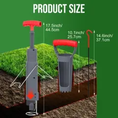 Tunnel Mole & Rodent Trap - Durable Plastic & Stainless Steel Design for Moles, Gophers, Voles, and More
