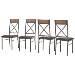 5pc Keegan Dining Set Brown - Inspire Q