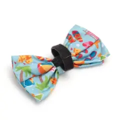 The Worthy Dog Life's a Beach Bow Tie Adjustable Collar Attachment Accessory