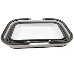 SAMMART 12L (3.1 gallons) Collapsible Plastic Basket