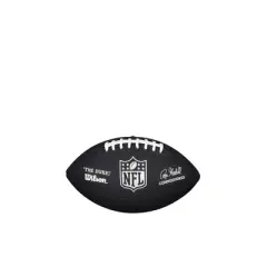 Wilson NFL Mini Football - Black: Composite Shell, 16+ Ages