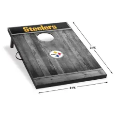NFL Pittsburgh Steelers 2'x3' Cornhole Board - Gray