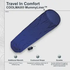 COCOON - Premium - COOLMAX MummyLiner - Bluemax