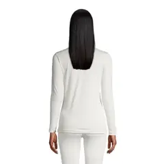 Lands' End Women's Thermaskin Heat Thermal Long Underwear Base Layer Turtleneck Top