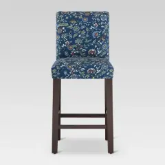 30" Parsons Barstool Bandana Blue Floral - Threshold&trade;