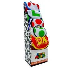 Super Mario 5pk Crew Sock Bundle