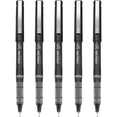 Pilot 5pk Precise V7 Fine Point 0.7mm Black Ink