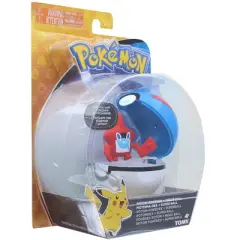 Tomy Pokemon Clip and Carry Poke Ball | 2 Inch Rotom and Great Ball
