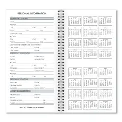 Weekly Appointment Book Refill Hourly Ruled, 6.25 x 3.25, White Sheets, 12-Month (Jan to Dec): 2026