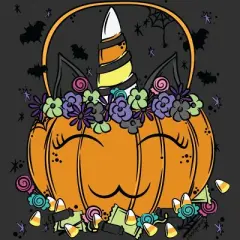 Men's Design By Humans Halloween Unicorn By Desdymona Tank Top