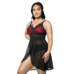 PARFAIT Women's Mia Lace Wire-Free Lace Chemise