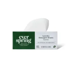 Free & Clear Laundry Detergent Sheets - 64 Loads - Everspring&trade;