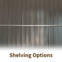 Syemin Deck Boxes Durable, Horizontal Compact Storage Shed for Garden, Backyard, Patio, Closet Deck Box, Brown, 138.11"*150.8"*78.7"