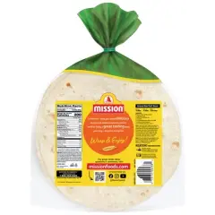 Mission Taco Size Soft & Fluffy Homestyle Flour Tortillas Soft - 49.5oz/22ct