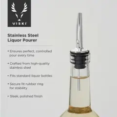 Stainless Steel Liquor Pourer by Viski&reg;