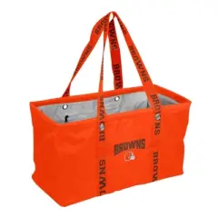 NFL Cleveland Browns Picnic Tote: Sports Pattern Polyester Bag