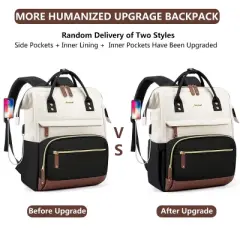 Backpack for Women Work Bags: 15. inch Laptop Backpack Purse Waterproof Backpacks with USB Charger College Bookbag