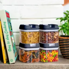 Cheer Collection Set of 12 17.6oz Airtight Food Storage Containers