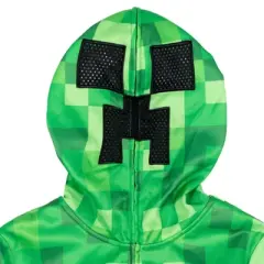 Minecraft Creeper Fleece Zip Up Hoodie Little Kid to Big Kid 