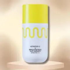 COMMONLABS Vitamin C Brightening Sun Serum (51 ml) - High UV Protection, Reduces Wrinkles & Dark Spots, Hyperpigmentation Care