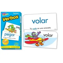 TREND Verbos (SP Action Words) Skill Drill Flash Cards