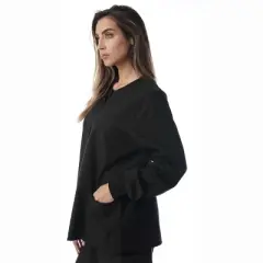 Just Love Womens Solid Jacket Uniform Coat - Nurses Scrub Labcoat