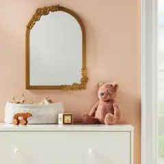 Tufted Fabric Medium Oval Storage Basket - Khaki and Cream - Cloud Island&trade;