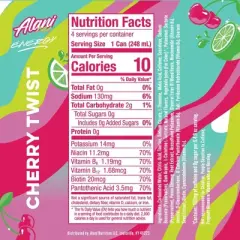 Alani Nu Cherry Twist Energy Drink - 4pk/8.4 fl oz Cans