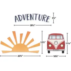 Teacher Created Resources&reg; Moving Mountains Road Trip The Adventure Begins Bulletin Board Set, 15 Pieces
