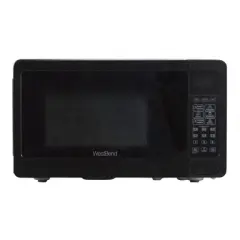 West Bend 0.7 cu ft Black Microwave 700 W