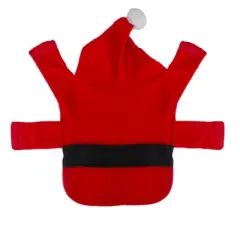 Northlight 32" White and Red Santa Claus Dog Costume With a Hat - Size: L