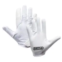 Battle Sports Chameleon Football Glove - White/White