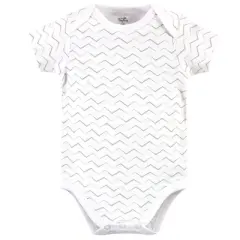 Touched by Nature Organic Cotton Bodysuits 5pk, Marching Elephant