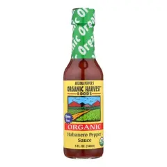 Organic Harvest Foods Organic Habanero Pepper Sauce - Case of 12/5 oz