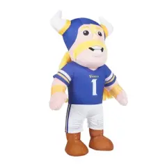 NFL Minnesota Vikings Stuffed Mascot: Polyester Plush Toy, 13.5" Height