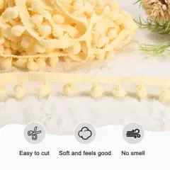 Unique Bargains DIY Crafts Home Decoration Sewing Accessory Nylon Yarn Fringe Trim