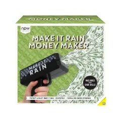 Make It Rain Money Maker: NPW Multicolor Money Gun Shooter Toy, 101 Pieces, Ages 5+