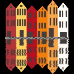 Women's Design By Humans Wooden houses By gegogneto Racerback Tank Top