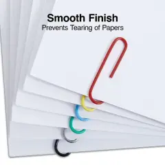 MyOfficeInnovations Jumbo Vinyl Coated Paper Clips Smooth 500/Tub 480109