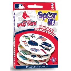 MasterPieces Officially Licensed MLB Boston Red Sox Spot It Game for Kids and Adults