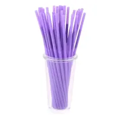 Unique Bargains Household Cafe Plastic Drinking Coffee Milk Tea Water Disposable Straws 100 Pcs