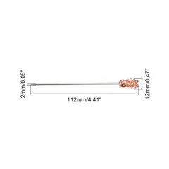 Unique Bargains Stainless Steel Reusable Drink Appetizer Pineapple Head Cocktail Picks 4.41" 5 Pcs