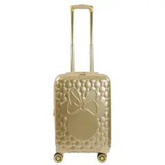 Disney Ful Minnie Mouse Quilted 3D Molded 21" spinner luggage, Gold