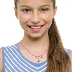 JoJo Siwa Unicorn with Heart Charm Pendant Necklace, 16"+3"