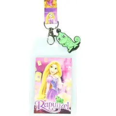 Disney Tangled Princess Rapunzel Scenes Breakaway Lanyard ID Badge Holder